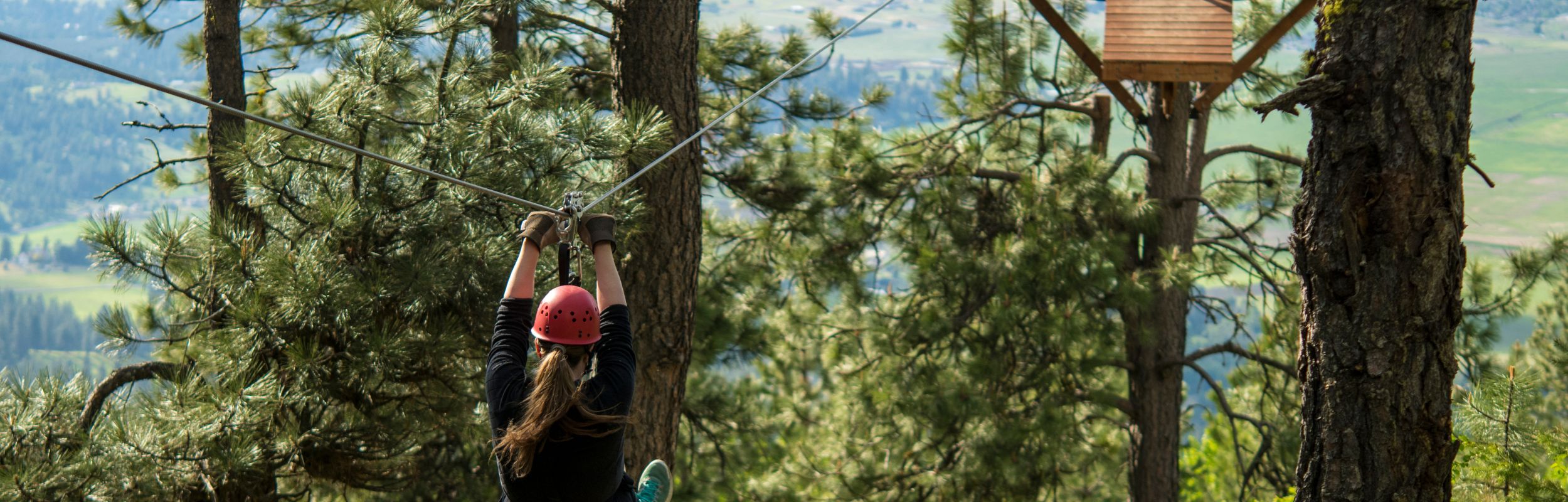 the original Spokane zipline